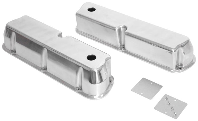 Spectre SB Ford Tall Valve Cover Set - Polished Aluminum