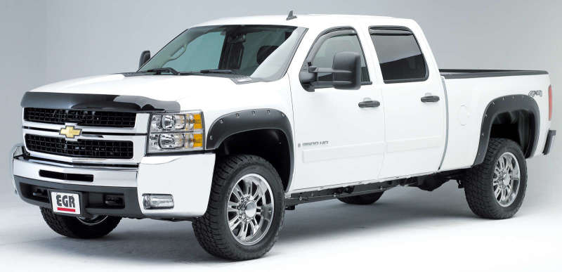 Load image into Gallery viewer, EGR 07-13 Chev Silverado 6-8ft Bed Bolt-On Look Fender Flares - Set
