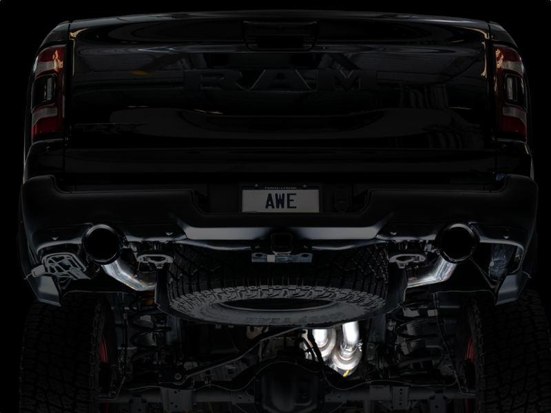 Load image into Gallery viewer, AWE Tuning 2021 RAM 1500 TRX 0FG Cat-Back Exhaust - Diamond Black Tips
