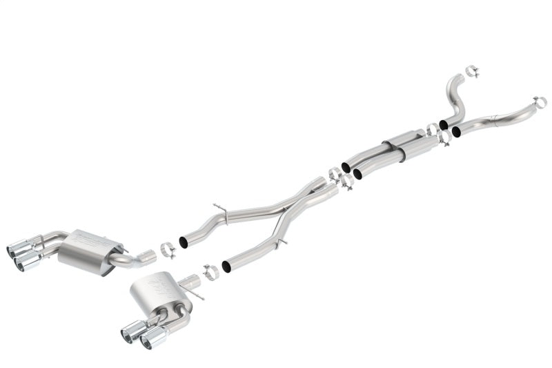 Load image into Gallery viewer, Borla 16-17 Camaro SS 6.2L Dual Tip Dual Split Rear Exit Dual Mode Catback Exhaust (NPP)
