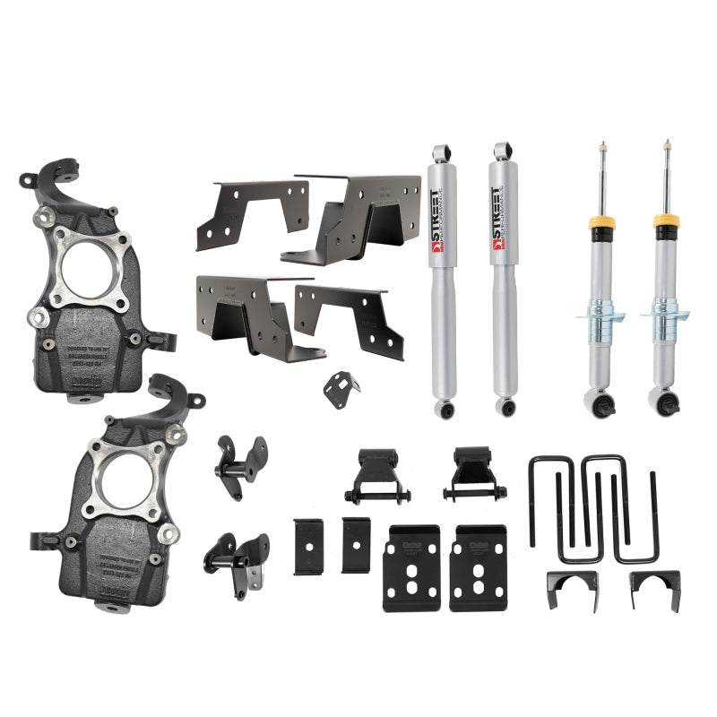 Load image into Gallery viewer, Belltech 2021+ Ford F-150 2WD 2-5.5in Front 6.5in Rear Complete Lower Kit with SP Shocks
