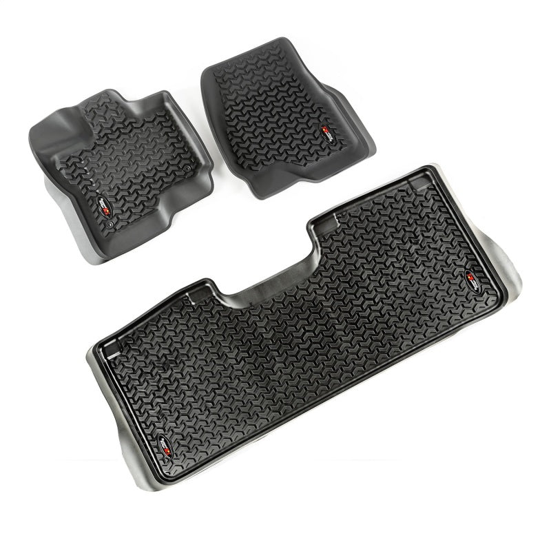 Load image into Gallery viewer, Rugged Ridge Floor Liner Front/Rear Black 2015-2017 Ford F-150 / Raptor
