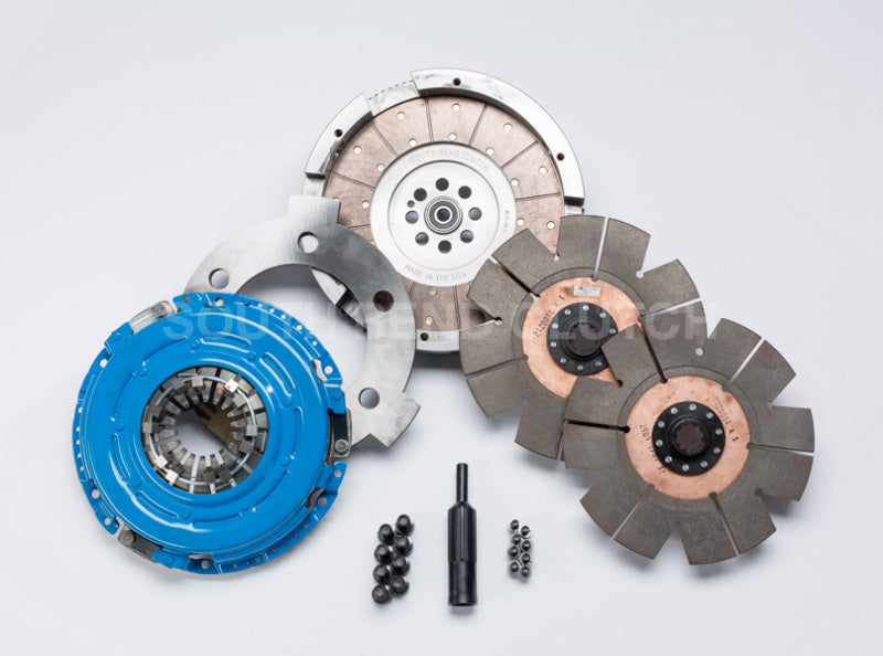 Load image into Gallery viewer, South Bend Clutch 01-Sept 05 GM 6.6L LLY ZF-6 SFI Comp Dual Disc Feramic Clutch Kit
