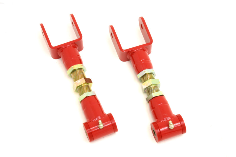 Load image into Gallery viewer, BMR 79-04 Fox Mustang Upper Control Arms On-Car Adj. (Polyurethane) - Red
