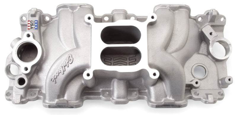 Load image into Gallery viewer, Edelbrock Intake Manifold Single Quad Perf RPM Chevrolet 348/409 Inwin Big Block Small Port

