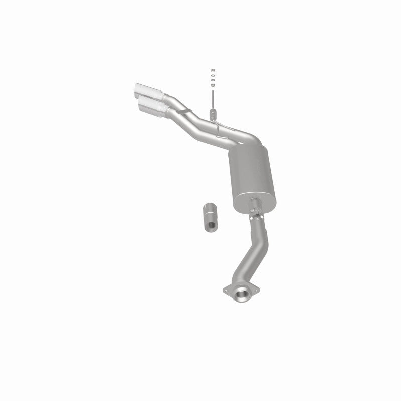 Load image into Gallery viewer, MagnaFlow 11-13 Ford F-150 Pickup Dual Same Side Before P/S Rear Tire Stainless CatBack Perf Exhaust
