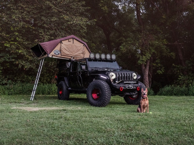 Load image into Gallery viewer, Road Armor Universal 5ft Bed TRECK Adj Bed Rack - Tex Blk (w/o Brackets)
