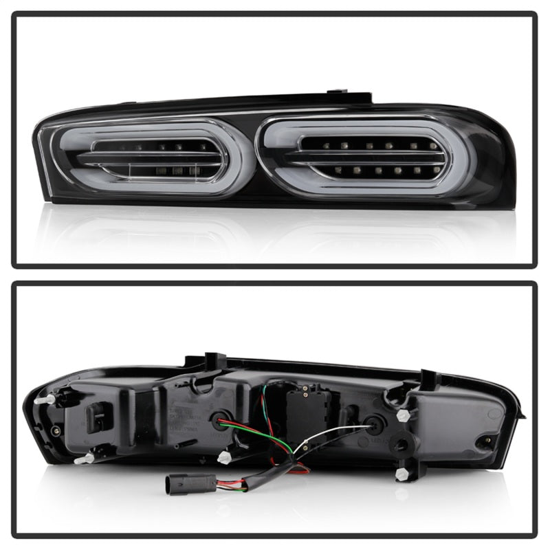 Load image into Gallery viewer, Spyder Chevy Camaro 16-18 (Do Not Fit Halogen Model) LED Tail Lights Black ALT-YD-CCAM16LED-SEQ-BK
