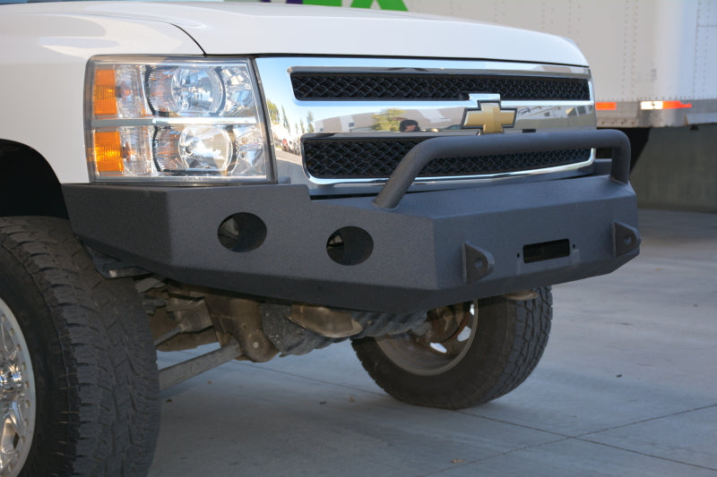 Load image into Gallery viewer, DV8 Offroad 07-13 Chevrolet Silverado 1500 Front Bumper - Black Powdercoat
