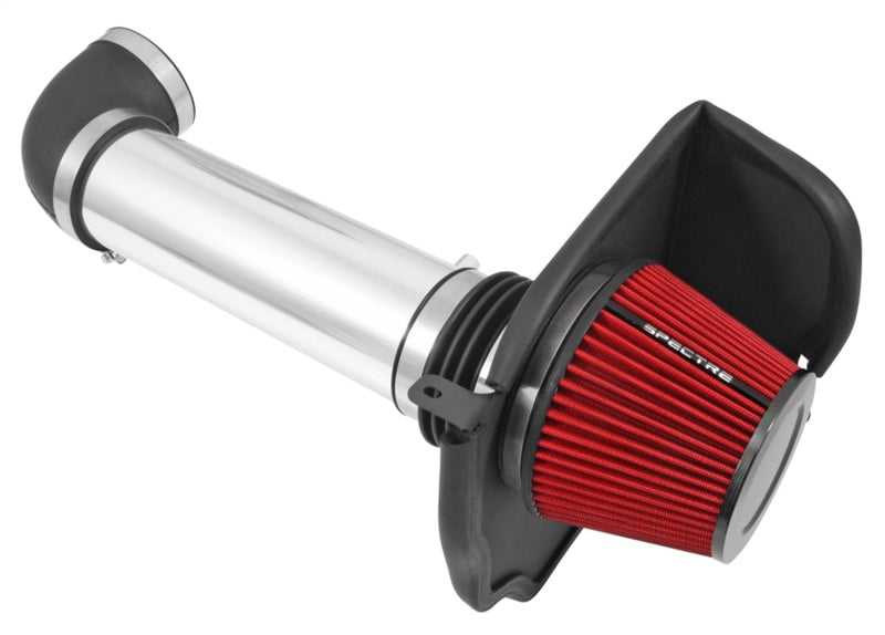 Load image into Gallery viewer, Spectre 11-17 Dodge Challenger/Charger 5.7L V8 Air Intake Kit - Polished w/Red Filter
