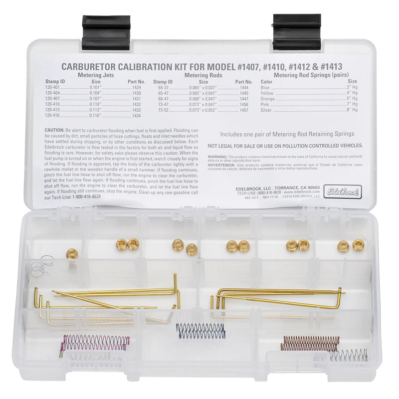 Load image into Gallery viewer, Edelbrock Jet / Rod Kit for 1407/1410/1412/1413
