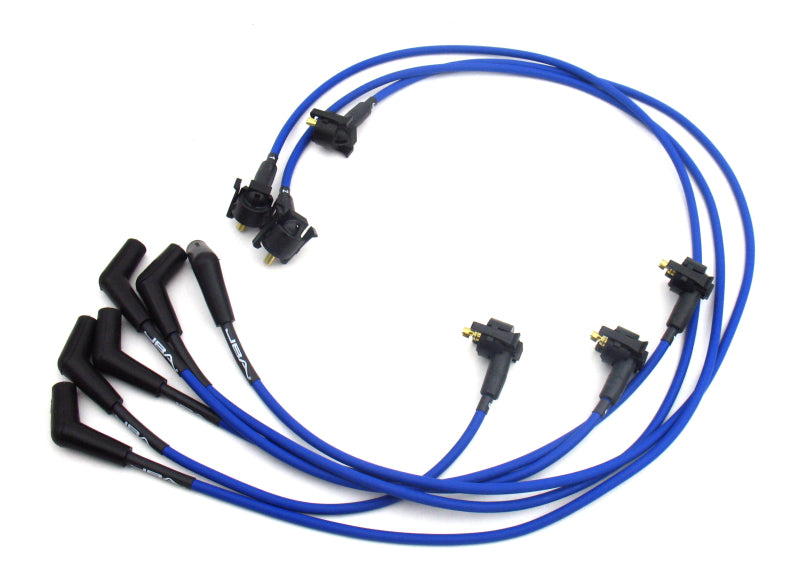 Load image into Gallery viewer, JBA 99-00 Ford Mustang 3.8L Ignition Wires - Blue
