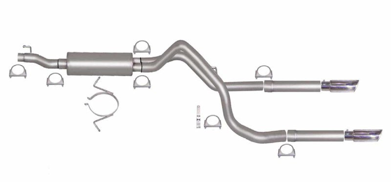 Load image into Gallery viewer, Gibson 06-08 Dodge Ram 1500 Laramie 5.7L 2.5in Cat-Back Dual Split Exhaust - Stainless
