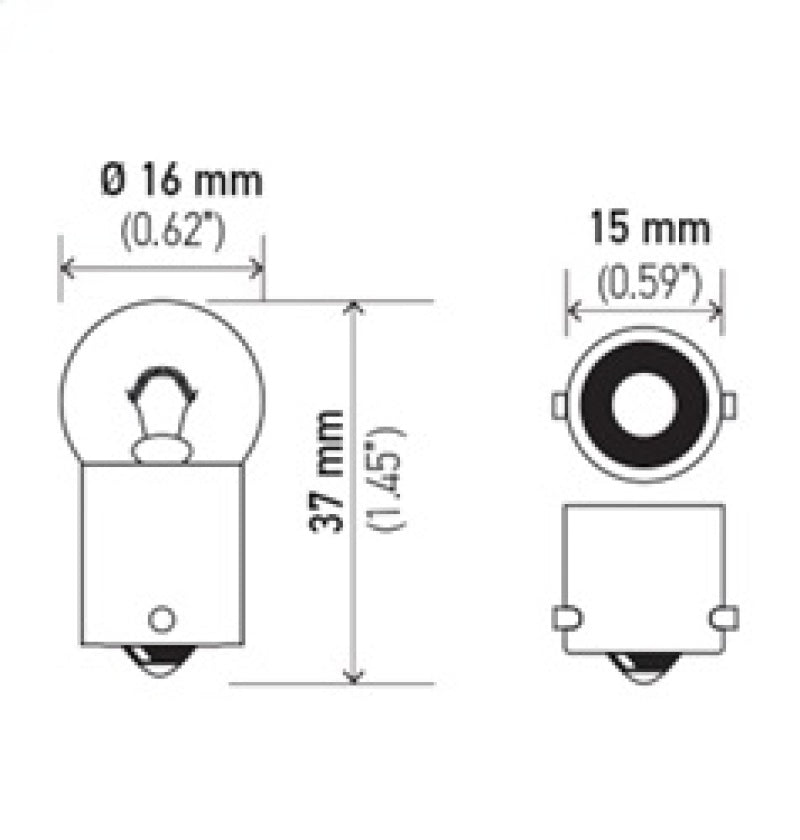 Load image into Gallery viewer, Hella Bulb 53 12V 2W 1CP BA9s G3.5
