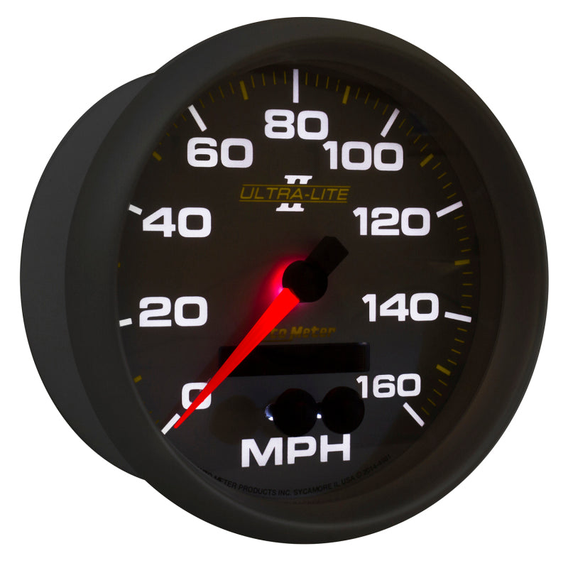 Load image into Gallery viewer, Autometer Ultra-Lite II 5in 0-140MPH In-Dash Electronic GPS Programmable Speedometer
