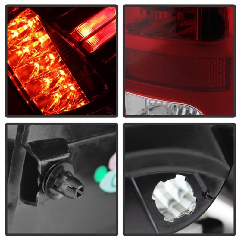 Load image into Gallery viewer, Spyder Dodge Ram 1500 13-14 13-14 LED Tail Lights LED Model only - Red Clear ALT-YD-DRAM13-LED-RC
