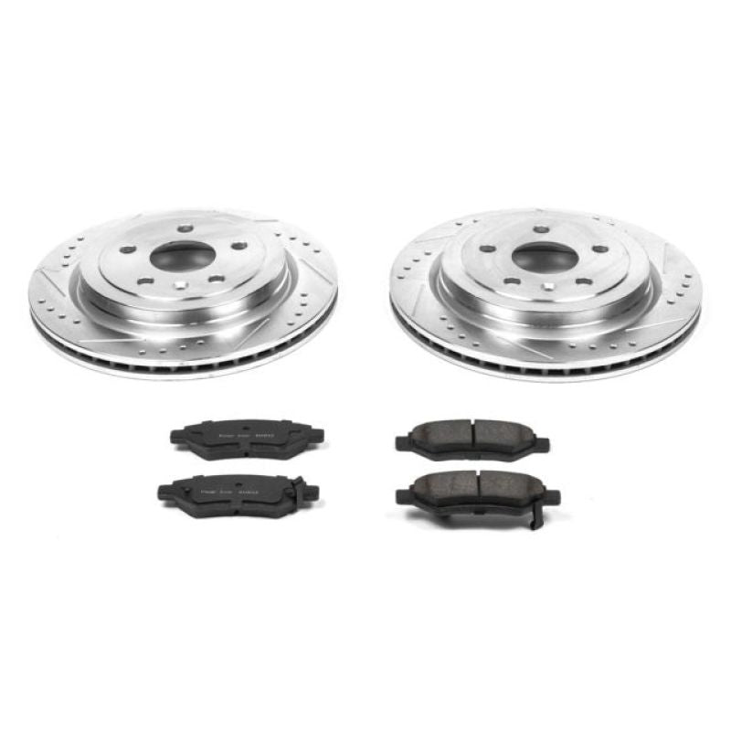 Load image into Gallery viewer, Power Stop 08-14 Cadillac CTS Rear Z23 Evolution Sport Brake Kit
