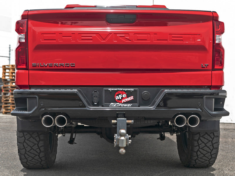 Load image into Gallery viewer, aFe Vulcan Series 3in 304SS Exhaust Cat-Back Exh w/ Pol Tips 2019 GM Silverado / Sierra 1500 V8-5.3L
