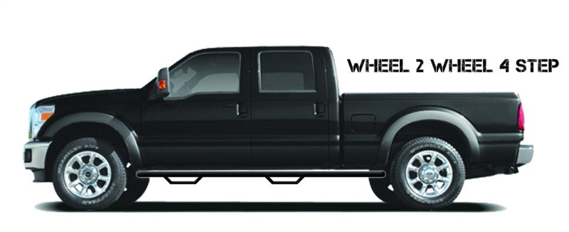 Load image into Gallery viewer, N-Fab Nerf Step 01-04 Toyota Tacoma Double Cab 5ft Bed - Tex. Black - W2W - 3in
