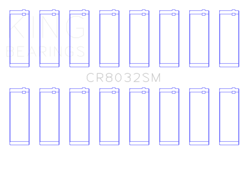 Load image into Gallery viewer, King Engine Bearings Chrysler 345/ 370 16V (Size 1.0) Connecting Rod Bearing Set
