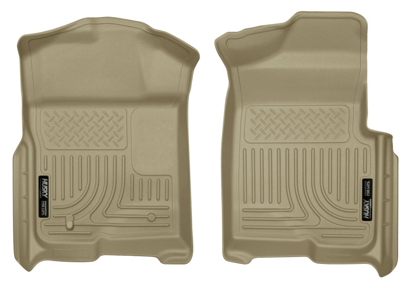 Load image into Gallery viewer, Husky Liners 09-12 Ford F-150 Regular/Super/Super Crew Cab WeatherBeater Tan Floor Liners
