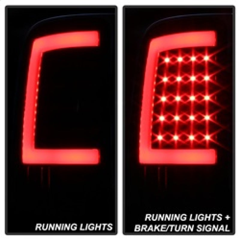 Load image into Gallery viewer, xTune 07-13 GMC Sierra 1500 LED Tail Lights - Black Smoke (ALT-ON-GS07-G2-LED-BSM)
