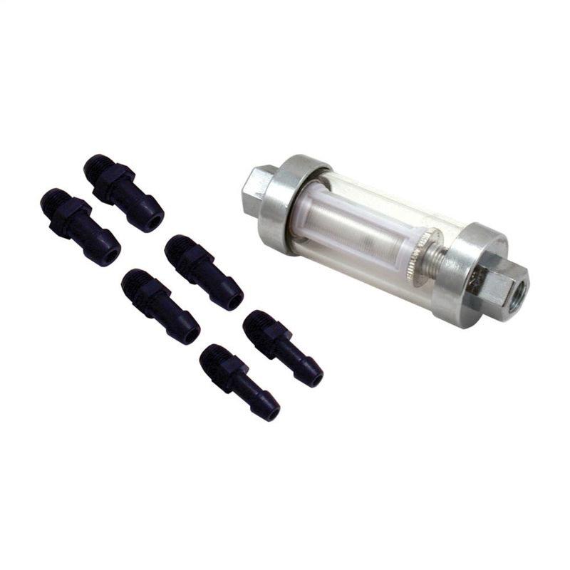 Load image into Gallery viewer, Spectre Premium Clearview Fuel Filter (Incl. 1/4in. / 5/16in. / 3/8in. Barb Fittings)
