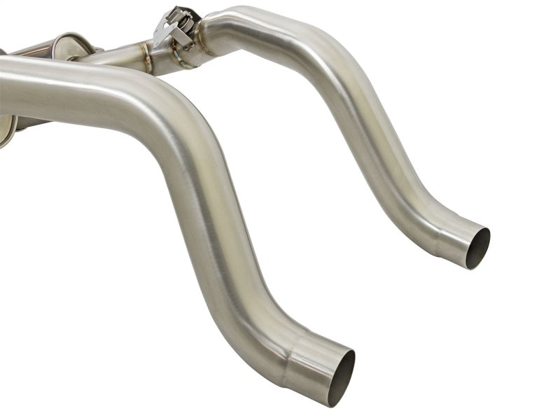 Load image into Gallery viewer, aFe MACHForce XP 3in-2 1/2in Axle Back 304SS Exhaust w/ Polished Tips 14-17 Chevy Corvette V8-6.2L
