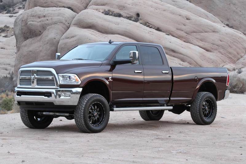 Load image into Gallery viewer, Fabtech 13-16 Ram 3500 4WD w/Factory Radius Arms 5in Radius Arm System w/DL Shocks
