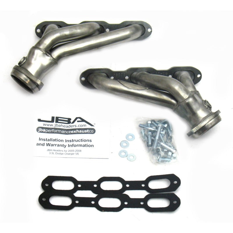 Load image into Gallery viewer, JBA 05-10 Chrysler 3.5L V6 1-5/8in Primary Ti Ctd Cat4Ward Header
