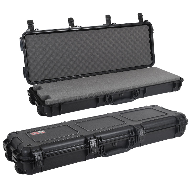 Load image into Gallery viewer, Go Rhino XVenture Gear Hard Case w/ Foam - Long 44in. / IP67 / Automatic Air Valve - Textured Black
