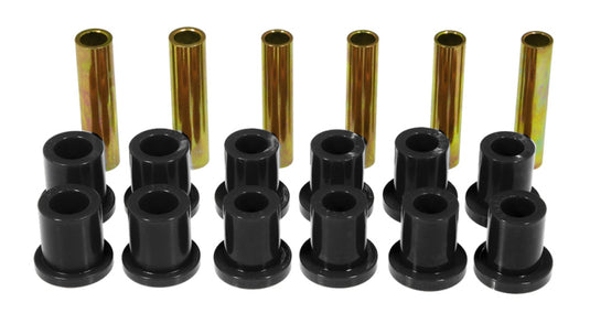 Prothane 73-79 Ford F100/150 4wd Rear Spring & Shackle Bushings - Black