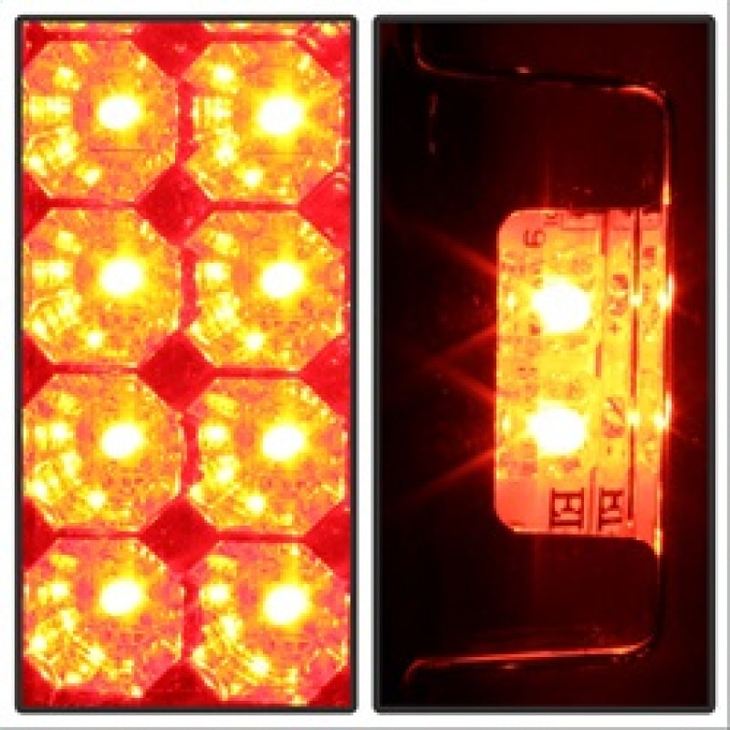 Load image into Gallery viewer, Spyder Ford F150 side 97-03/F250/350 Duty 99-07 LED Tail Lights Red Clear ALT-YD-FF15097-LED-RC
