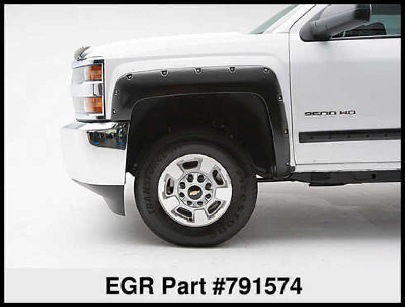 Load image into Gallery viewer, EGR 14+ Chev Silverado 6-8ft Bed Bolt-On Look Fender Flares - Set
