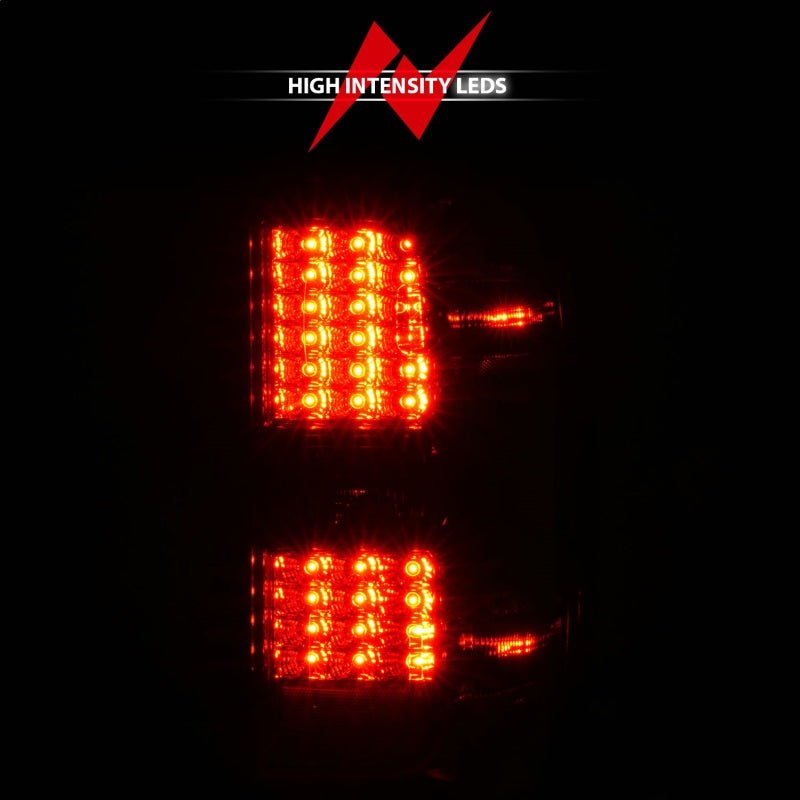 Load image into Gallery viewer, ANZO 15-19 Chevy Silverado 2500HD/3500HD (Halgn Only) LED Tail Lights w/Smoke Light Bar &amp; Clear Lens
