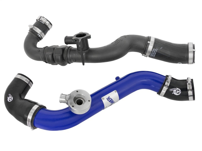 Load image into Gallery viewer, aFe Bladerunner Intercoolers Tube - Blue Hot/Cold Side 15-16 Ford Mustang EcoBoost L4-2.3L (t)
