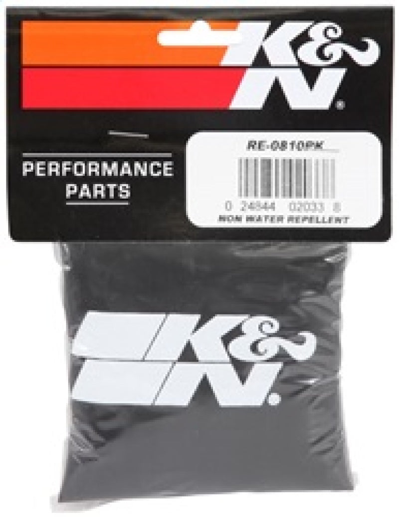 Load image into Gallery viewer, K&amp;N Universal Round Tapered Filter Wrap - Black - 6in Base ID x 4.625in Top ID x 9in Height
