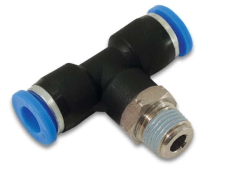 Load image into Gallery viewer, Vibrant Male Tee 1-Touch Fitting for 5/32in OD Tube (1/8in NPT)
