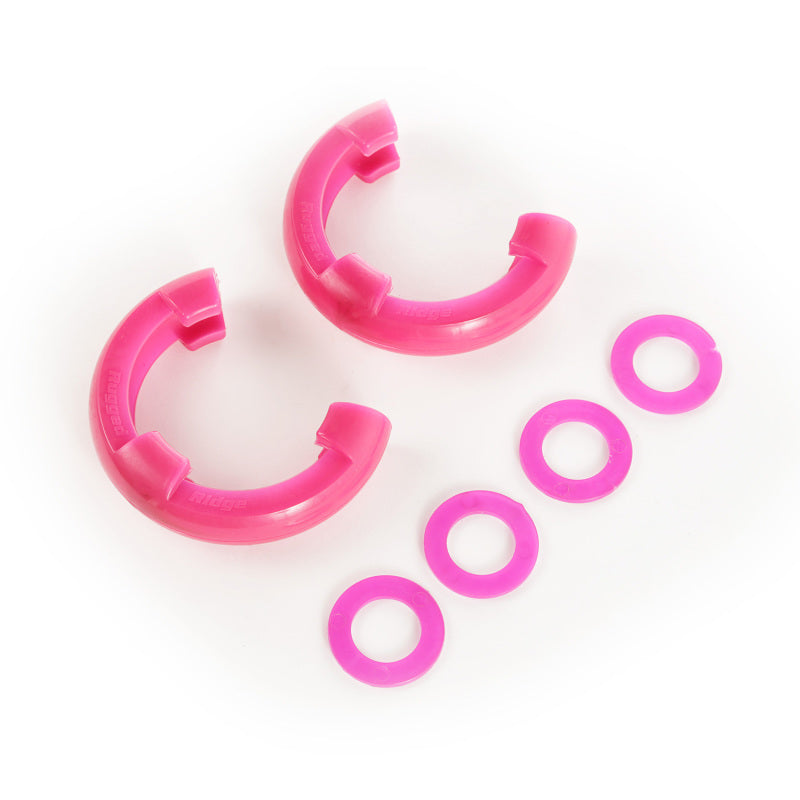 Load image into Gallery viewer, Rugged Ridge Pink 3/4in D-Ring Isolator Kit
