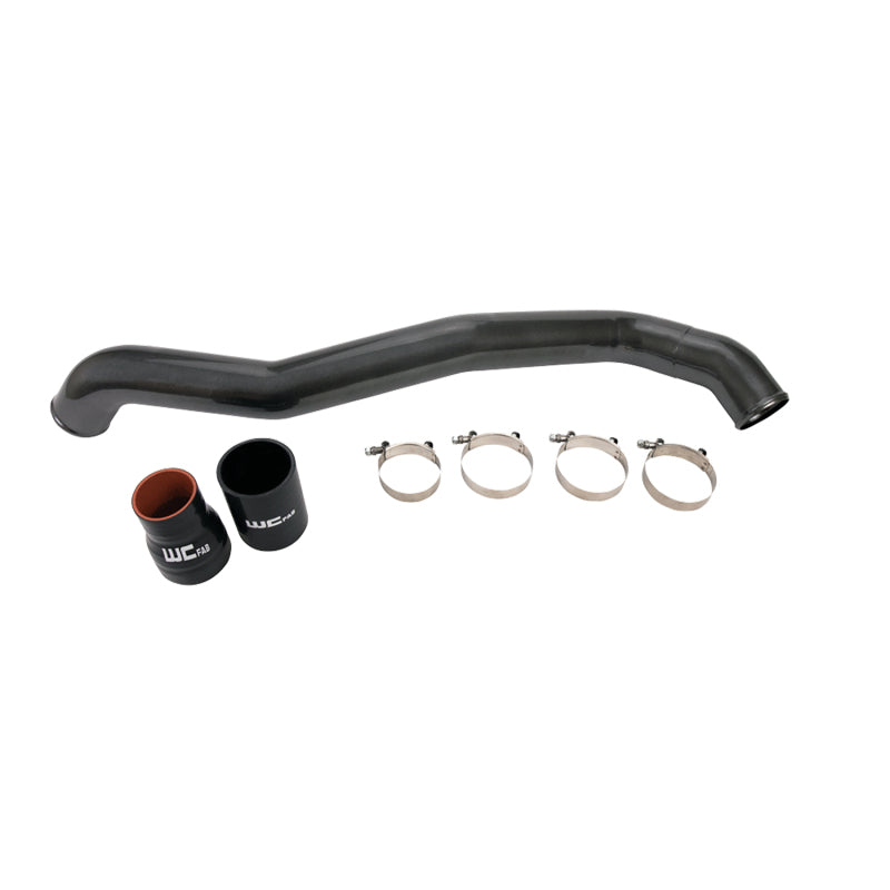 Load image into Gallery viewer, Wehrli 11-16 Chevrolet 6.6L LML Duramax Driver Side 3in Intercooler Pipe - Gloss Black
