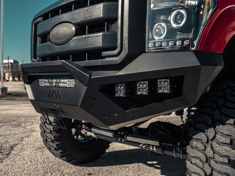 Load image into Gallery viewer, Road Armor 11-16 Ford F-250 SPARTAN Front Bumper - Tex Blk
