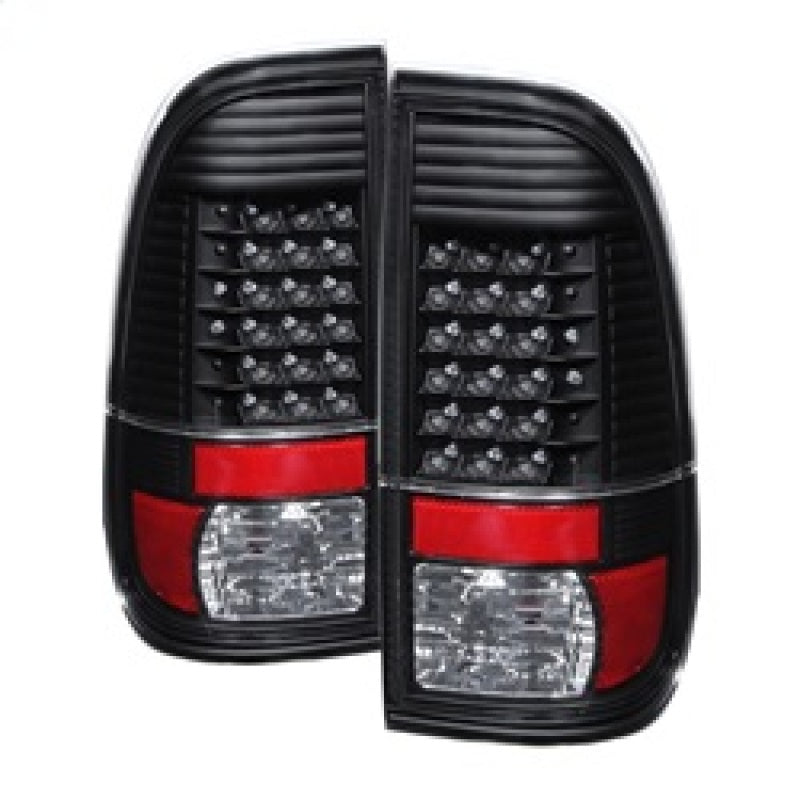 Load image into Gallery viewer, xTune Ford Super Duty 08-15 LED Tail Lights Black ALT-JH-FS08-LED-BK

