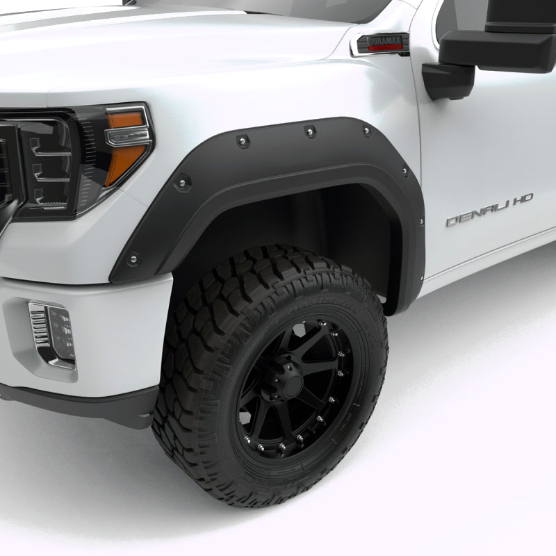 Load image into Gallery viewer, EGR 2020 GMC Sierra HD Bolt-On Style Black Fender Flare - Set
