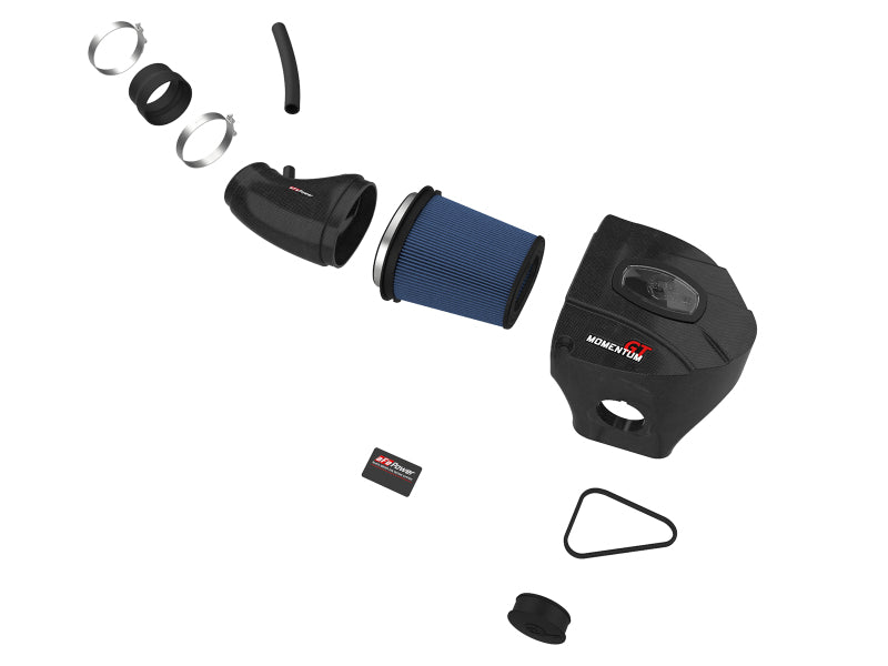 Load image into Gallery viewer, aFe Momentum Black Series Carbon Fiber Pro 5R Air Intake System 11-19 Dodge Charger SRT8 6.4L
