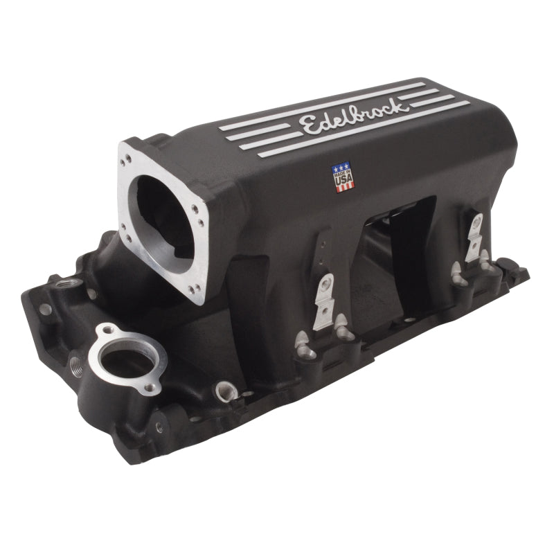 Load image into Gallery viewer, Edelbrock Manifold EFI Pro-Flo XT BB Chevy Rect Port Heads Black Powder Coated

