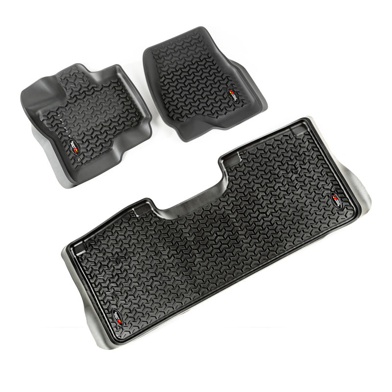 Load image into Gallery viewer, Rugged Ridge Floor Liner Front/Rear Black 2015-2017 Ford F-150 / Raptor
