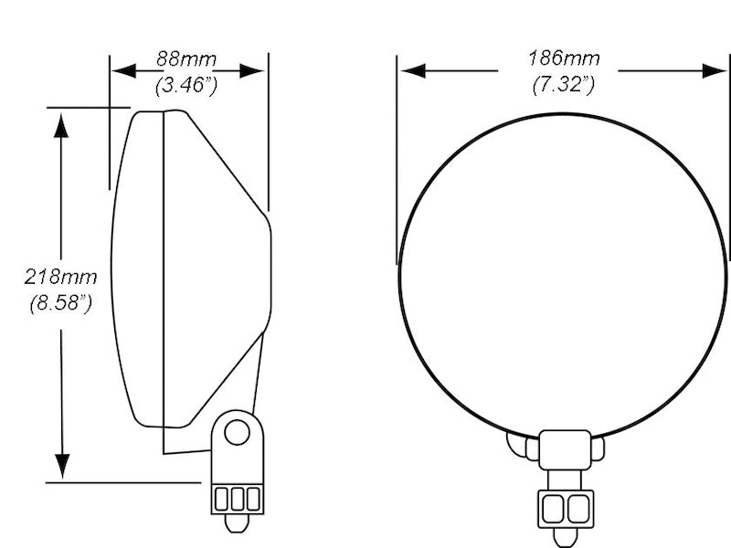 Load image into Gallery viewer, Hella Headlamp FF-ZF 0/180GR MG12 1F7
