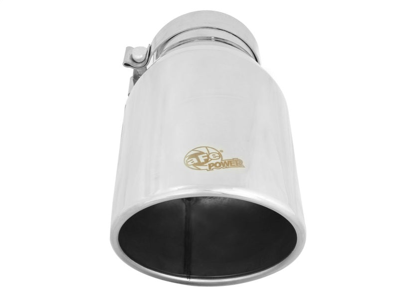 Load image into Gallery viewer, aFe Diesel Exhaust Tip Bolt On Polished 4in Inlet x 6in Outlet x 12in Length
