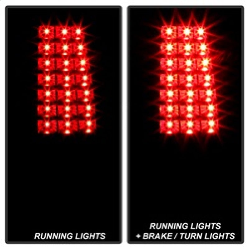 Load image into Gallery viewer, xTune 03-06 Chevrolet Silverado 1500 LED Tail Lights - Black Smoke (ALT-JH-CSIL03-LED-BSM)
