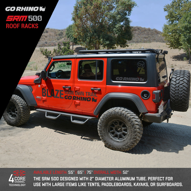 Load image into Gallery viewer, Go Rhino SRM 500 Roof Rack - 65in
